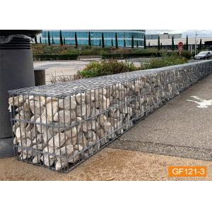 4mm Galvanized Welded Gabion Box Stone Cages Gabion Fence System