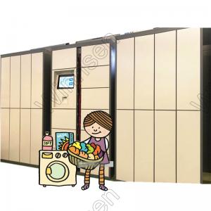 China Smart Outdoor SMS Email CRS Laundry Locker Luxury Clothing Dry Cleaning Service supplier