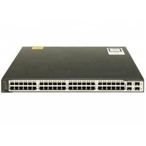 China 48 interruptor original manejado WS-C3750V2-48TS-S de Cisco de Gigabit Ethernet de la capa portuaria 3 del interruptor supplier