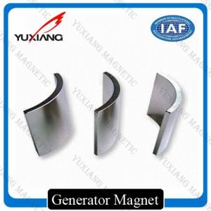 China N52 N42 Neodymium Arc Magnets Precise Tolerance For Permanent Machine Magnet supplier