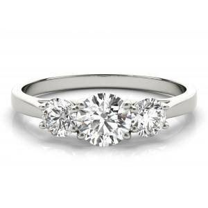 China 1.0 Carat 9K Silver Ring 925 Sterling Silver Material with Moissanite ODM supplier