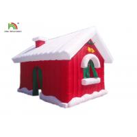 China 5*4*4 m Inflatable Advertising Products Festival Decoration Christmas Red House Tent on sale