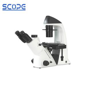 Trinocular Head Inverted Biological Microscope Infinity Optical System