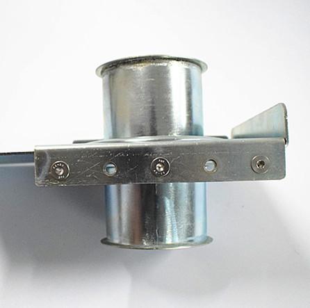 Air Fire Duct Zone Dampers Flow Control With Round Galvanised Manual Circle Shape