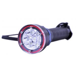 China 5500 Lumen Underwater Dive Lights Aluminum Alloy For Military Diving supplier