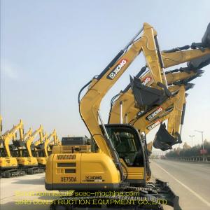 XCMG Crawler Excavator Machine XE75D 7.5 Ton Road Construction Machinery