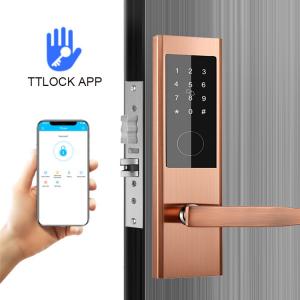 China Stainless Steel Smart Card Password Apartment Smart Door Lock with TTlock app supplier