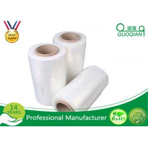 Clear Plastice Packaging Stretch Film , Hand Pallet Stretch Film PE Material