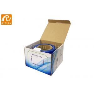 Disposable Dental Blue Barrier Film 1200 Sheets Per Roll No Residue Leave After Remove