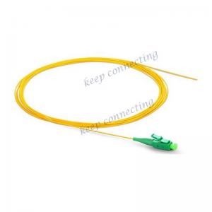 0.9mm LC APC Fiber Optic Pigtail for LSZH/PVC Pigtails on Single Mode FTTH Equipment