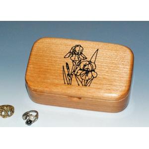 China Natural Wood Solid Timber Jewellery Box With Lacquer, Handmade Wooden Ring Gift Box supplier