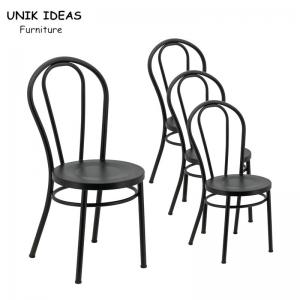 Curved Metal Dining Chair 4.6kg Vintage Outdoor Bentwood Thonet