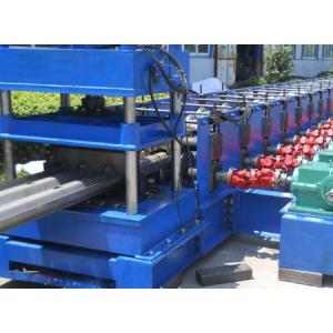 China 3 Waves Highway Profile Steel Roll Forming Machine For Expressway Guardrail Bars Use 45Kw Motor and Hydraulic Cutting wholesale