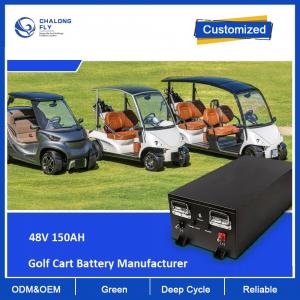 China CLF OEM ODM 48V 36V 150AH LiFePO4 Lithium Battery Packs with CAN RS485 AGV RGV Golf Cart Robot Motorcycles Scooter Car supplier