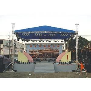 Aluminum Space Stage Lighting Truss Structure 4 Pillar Truss Stand For Concert Event