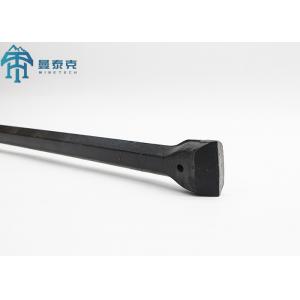 Cemented Carbide Chisel - Shaped Bit Head Integral Drill Rod