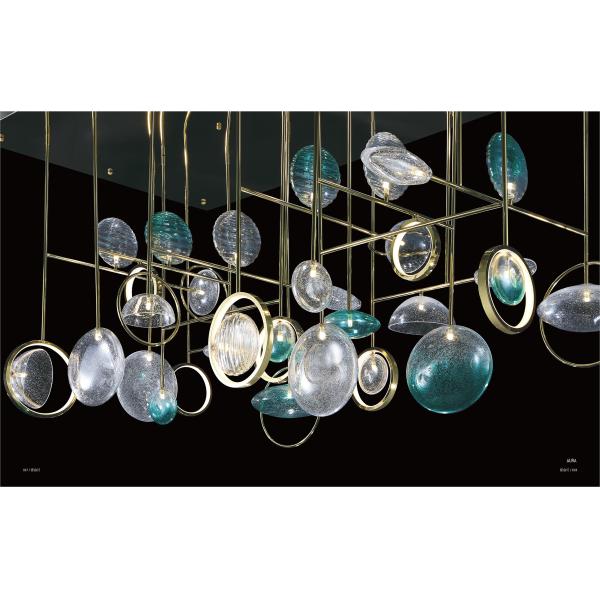 Custom Acrylic Glass Cross Matrix Villas Decorated Hall Atrium Club End Lighting Lamps And Lanterns With Other Control Mode