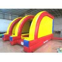 China Classic Inflatable Soccer Stadium Shooting Games 5 X 4m , Bounce House Indoor Playground on sale