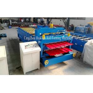 China 16 -18 Station Free Design Steel Tile Double Layer Roll Forming Machine PPGI / GI supplier
