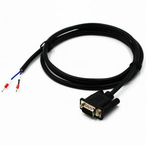 China DB9 Male Or Female Connector RS485 Serial Port to 2-pin Terminals Exapansion Cable supplier