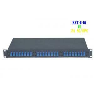 China Optic Cable 24 Port Patch Panel Rack Mount Network Computer Room Support supplier