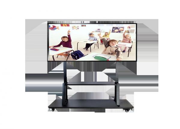 4mm Tempered Glass LCD Digital Signage Display , Free Standing Lcd Display 75''