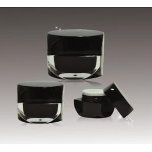 50g Factory Price Luxury Black Glass Cream Containers Eco Friendly Jar