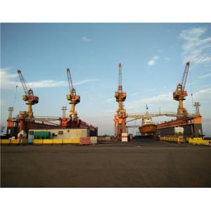Floating Dock Crane For Ship Repair 35T Load Capacity Customized Design