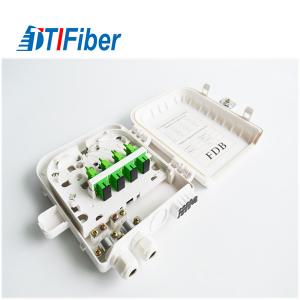 China Low Price Outdoor PLC FTTH 1x4 Fiber Cable Splitter Distribution Box supplier
