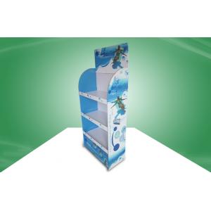 China Heavy Duty POS Cardboard Displays With Three Shelf , 350gsm CCNB And Foam Board wholesale