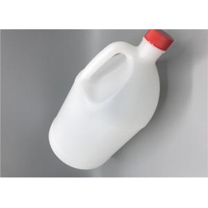 China Medical Handled HDPE Water Bottle , Plastic Water Bottles With Red Screw Cap supplier