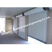 China Residential Overhead Roll Up Industrial Steel Garage Doors With Fire Resistant on sale