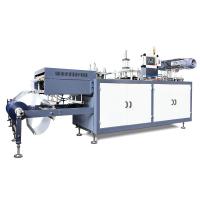 China Automatic Plastic Thermoforming Machine For Disposable Plastic Trays And Plastic Lid on sale