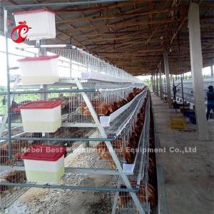 China 3.5mm 3 Tiers 4 Tiers Poultry Battery Cage System 20 Years Lifespan In Nigeria Ada supplier