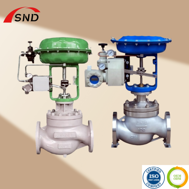 China Diaphragm Pneumatic Globe Control Valve CF8 Globe Valves For Flow Control wholesale