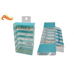 China PETG / PVC Plastic Clamshell Packaging box with hanger , plastic gift boxes supplier