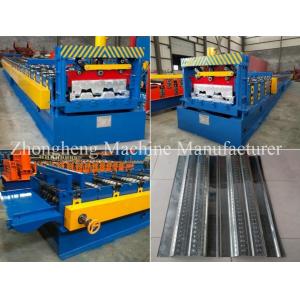 China High Strength 22KW Floor Deck Roll Forming Machine With Gearbox Drive supplier