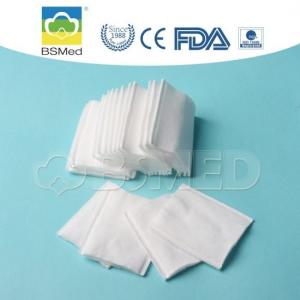 Organic Cosmetic Cotton Pads For Medical Examination / Wound Care Dressings