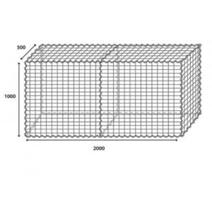 Landscaping Residential Decorative Welded Gabion Basket Hot Dip Galvanised