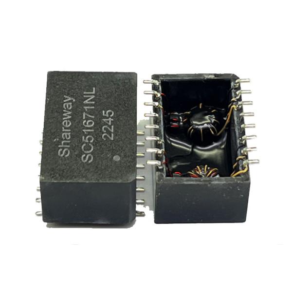 China 7490140111 transformateurs magnétiques d'Ethernet gauche extérieur du bâti 1 pour des routeurs supplier