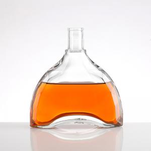 Customize Sealing Type English Alphabet Shaped Vodka Glass Bottles in Unique Design