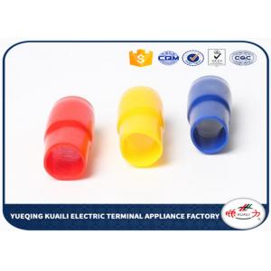 Soft PVC Vinyl Wire End Caps , HHC Series Insulation Terminal Sleeves Covers
