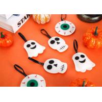 China 36 Pieces Skull Eye Hanging Felt Halloween Ornaments 2mm on sale