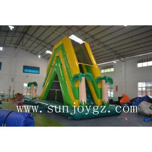 Jungle Inflatable Water Slide  On Land Aqua Water Park Kids Amusement Park