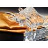 Crystal Cow Animal Figurines Model For Office / Home Decorations