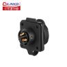 Ce Approved IP68 Waterproof 3 Pin Round Power Wire Connector LP16