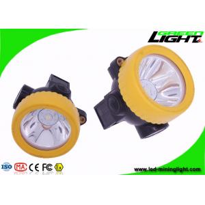 China IP 67 Water Proof Coal Mining Lights , 2.2Ah battery capacity Cordless LED Miners Helmet Light supplier