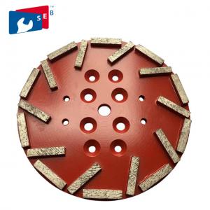 115mm Swirly Shape Diamond Cup Wheel Apply To Stone Grinding Machine