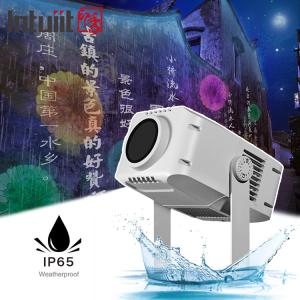 China Proyector exterior impermeable de 100W Luz IP65 Proyector Gobo con efecto de haz de LED DMX DMX512 Modo de control wholesale