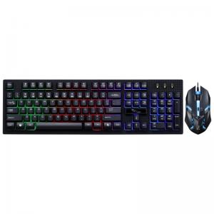 China 104 Key Backlit Gaming Keyboard And Mouse Combo 3 Backlight Color Adjustable supplier